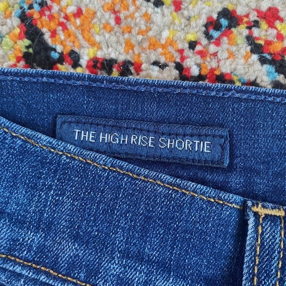 Lucky Brand Stretchy High Rise Cutoff Denim Shortie - Picture 5 of 6